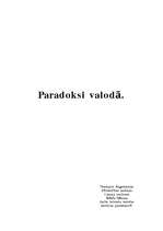 Research Papers 'Paradoksi valodā', 1.