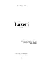Research Papers 'Lāzeri', 1.