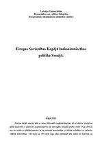 Research Papers 'Eiropas Savienības kopējā lauksaimniecības politika Somijā', 1.