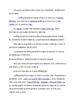 Summaries, Notes 'La Republika Dominicana', 1.