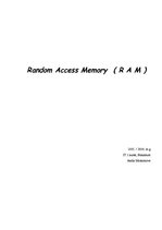 Research Papers 'Random-access Memory (RAM) jeb operatīvā atmiņa', 1.