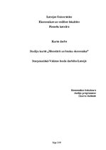 Research Papers 'Starptautiskā Valūtas fonda darbība Latvijā', 1.