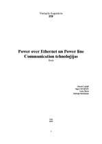 Research Papers 'Power over Ethernet un Power Line Communications tehnoloģijas', 1.