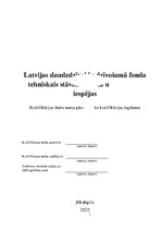 Term Papers 'Latvijas daudzdzīvokļu dzīvojamā fonda tehniskais stāvoklis un tā uzlabošanas ie', 1.