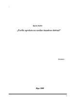 Research Papers 'Tarifu apraksts un analīze Amadeus sistēmā', 1.
