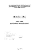 Research Papers 'Histerēzes cilpa', 1.