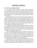 Essays 'Kosmosa odiseja', 1.