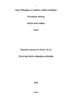 Research Papers 'Pedagoģiskā psiholoģija', 1.