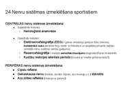 Presentations 'Sporta medicīna. Konspekts ieskaitei treneriem', 29.