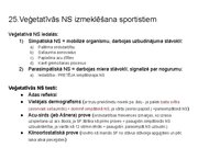 Presentations 'Sporta medicīna. Konspekts ieskaitei treneriem', 30.
