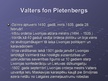 Presentations 'Valters fon Pletenbergs', 2.