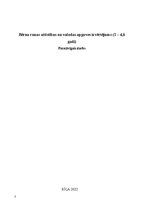 Summaries, Notes 'Bērna runas attīstības un valodas apguves izvērtējums (3 – 4,6 gadi)', 1.