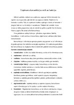 Summaries, Notes 'Organizāciju komunikācijas veidi un funkcijas', 1.