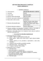 Samples 'Būvniecības projektu vadītājs - amata apraksts', 1.