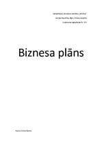Business Plans 'Biznesa plāns interneta veikalam', 1.