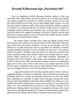 Essays 'Krustiņš Rūdolfa Blaumaņa lugā "Pazudušais dēls"', 1.