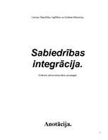Research Papers 'Sabiedrības integrācija', 1.