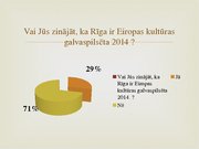 Research Papers 'Tūristu piesaiste Rīgai kā Eiropas kultūras galvaspilsētai 2014.gadā', 41.