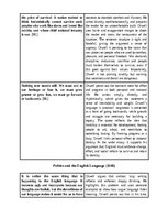 Summaries, Notes 'George Orwell “Selected Essays” - Quote Analysis (English)', 6.