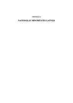 Research Papers 'Nacionālās minoritātes Latvijā', 1.