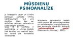 Presentations 'Psihoanalīze', 24.
