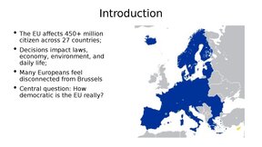 Presentations 'Is EU truly democratic', 3.