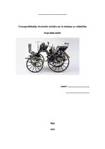 Essays 'Transportlīdzekļu vēsturiskā attīstība un tās ietekme uz sabiedrību', 1.