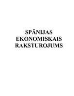 Research Papers 'Spānijas ekonomiskais raksturojums', 1.