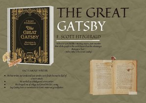 Presentations 'The Great Gatsby', 1.