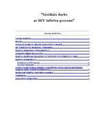 Research Papers 'Sociālais darbs ar HIV inficētu personu', 1.