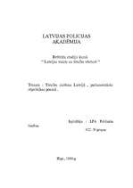 Research Papers 'Tiesību sistēma Latvijā, parlamentārās republikas posmā', 1.