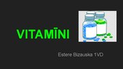 Presentations 'Prezentācija par vitamīniem', 1.