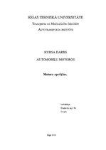 Research Papers 'Automobiļa motora aprēķins', 1.