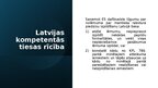 Presentations 'ES dalībvalstī piespriestas mantiska rakstura piedziņas izpilde Latvijā', 6.