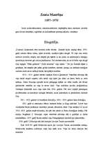 Research Papers 'Zentas Mauriņas biogrāfija un pedagoģiskais devums', 2.