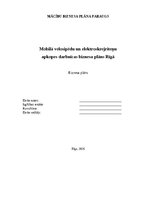 Business Plans 'Mobilā velosipēdu un elektroskrejriteņu apkopes darbnīcas biznesa plāns Rīgā', 1.