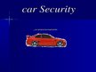 Presentations 'Car Security', 1.