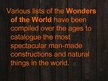 Presentations 'Seven Wonders of the World', 2.