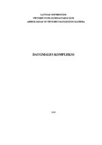 Research Papers 'Daugmales komplekss', 1.