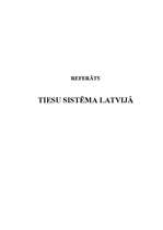 Summaries, Notes 'Latvijas tiesu sistēma', 1.