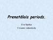 Presentations 'Perinatālais periods', 1.