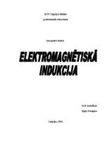 Summaries, Notes 'Elektromagnētiskā indukcija', 1.