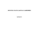 Research Papers 'Sievietes statuss Japānas sabiedrībā', 1.