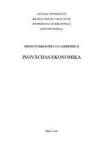 Research Papers 'Inovācijas ekonomika', 1.