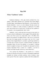 Research Papers 'Filmas "Casablanca" analīze', 2.