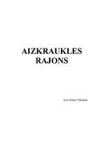 Research Papers 'Aizkraukles rajons', 1.