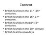 Presentations 'British Fashion Through the Ages', 2.