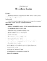 Summaries, Notes 'R.Blaumanis "Skroderdienas Silmačos"', 1.