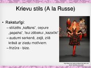 Presentations 'Retro stili - stilistika', 64.