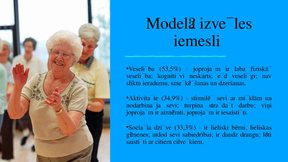 Presentations 'Veiksmīgas novecošanas modeli', 23.